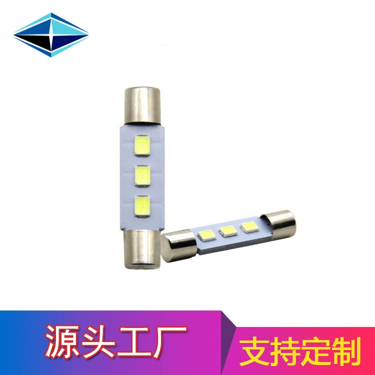 Индивидуальные 31 мм двухконечное внутреннее косметическое зеркало лампы 2835 3SMD модифицированные крыши лампы автомобиля привело лампа для чтения