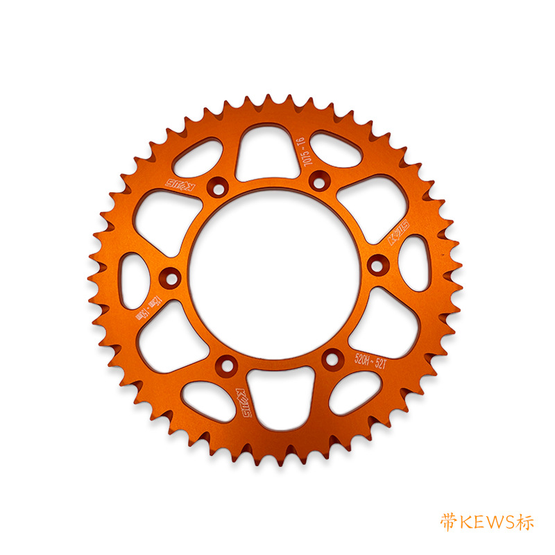 Motocicleta de todo el camino Kews K16 / K18 / K23 disco de cadena trasero gran disco de dientes gran disco de engranaje