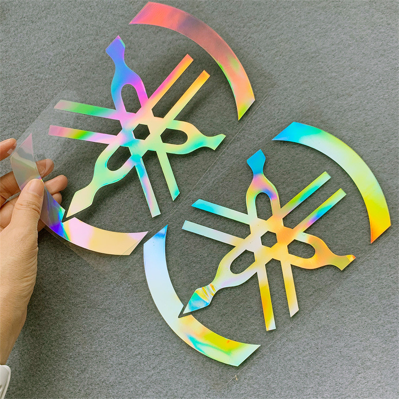 ヤマハのステッカーのオートバイの反射ステッカーのヤマハの車の標識の福穎125はレーザーのまぶしい夜光のステッカーを改造します。