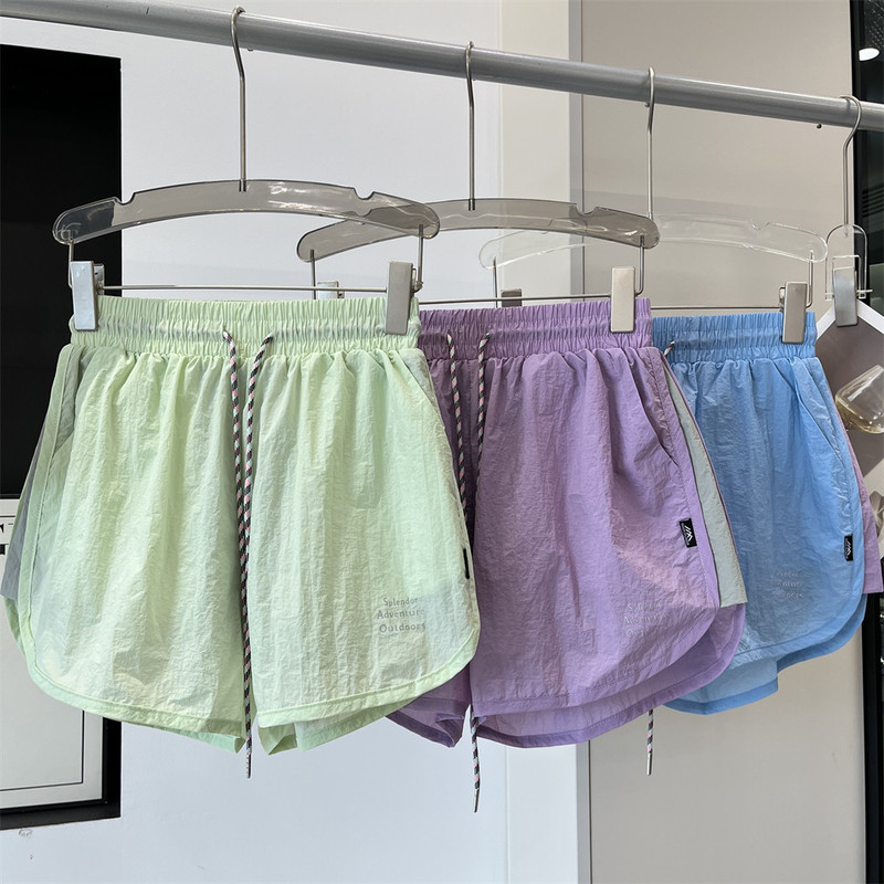 Factory Orders! 2026 Outdoor Sports Hiking Loose Lightweight Breathable Anti-Exposure Elastic Waist Shorts for Women