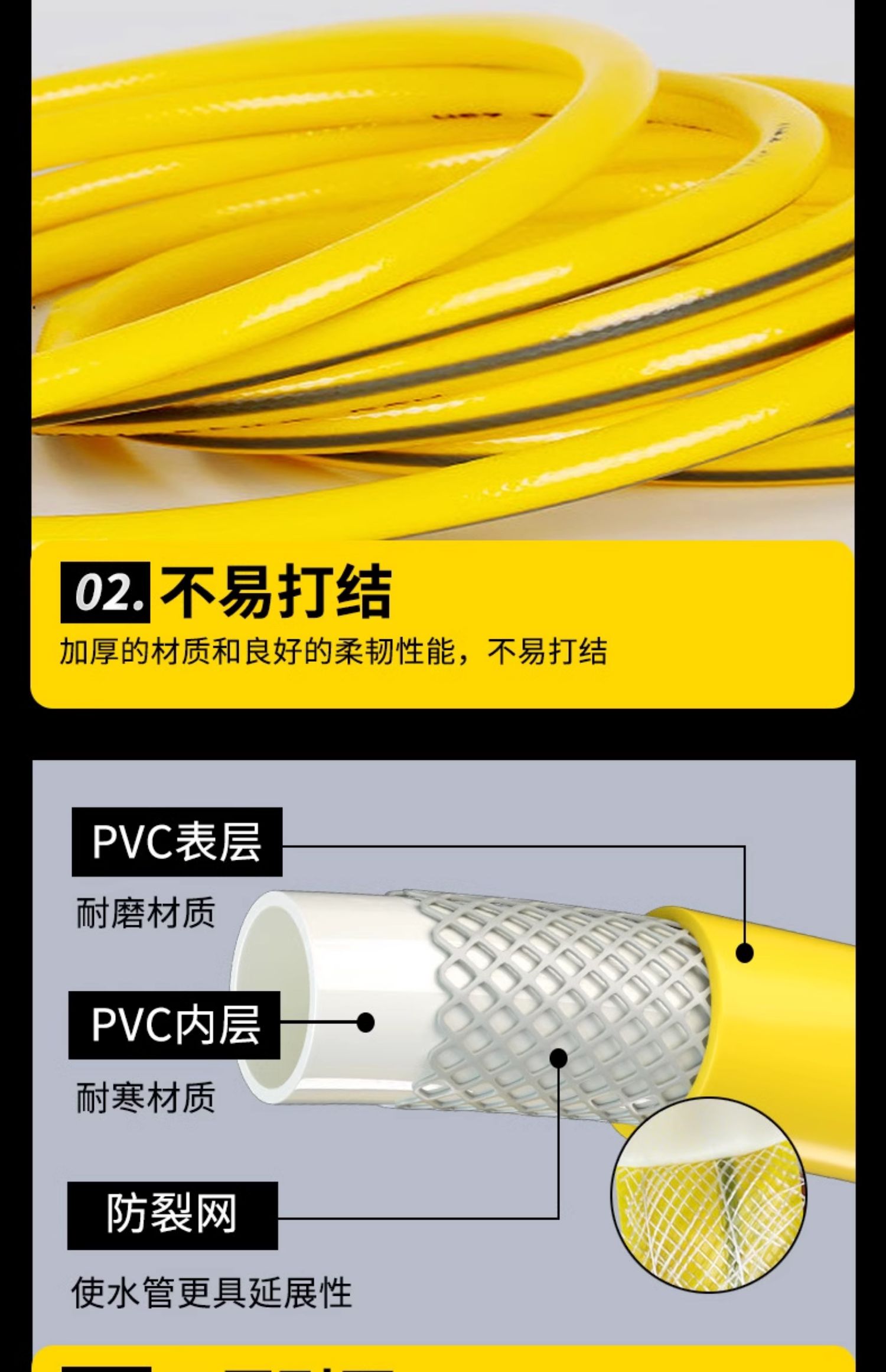 High-pressure car wash water gun, household faucet washer, car brush nozzle, powerful flower watering hose, pressure-boosting tool, floor cleaning gun
