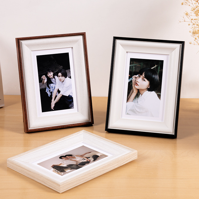 Simple and creative photo frame setting table high-level 6/7/8 inch children's photos a4 photo printing with empty frame mounting ornaments