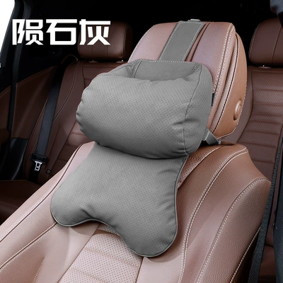Pillow, Car Neck Pillow, Seat: Headrest - 2027-dual-core-pillow-meteor-gray-single