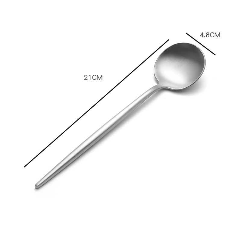 ポルトガル食器ナイフフォークスプーン304ステンレス製つや出しマット高颜値ins风网赤食器セット|undefined