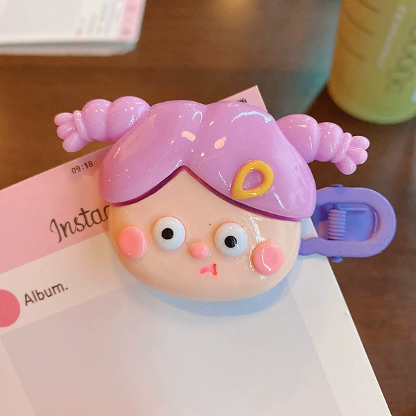 5.Purple girl hairpin