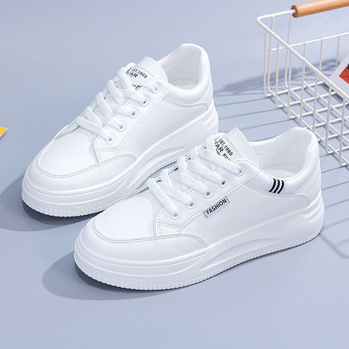 White shoes for women, spring and summer sports shoes, women's sneakers, new versatile running shoes, soft soles, lightweight casual shoes for women