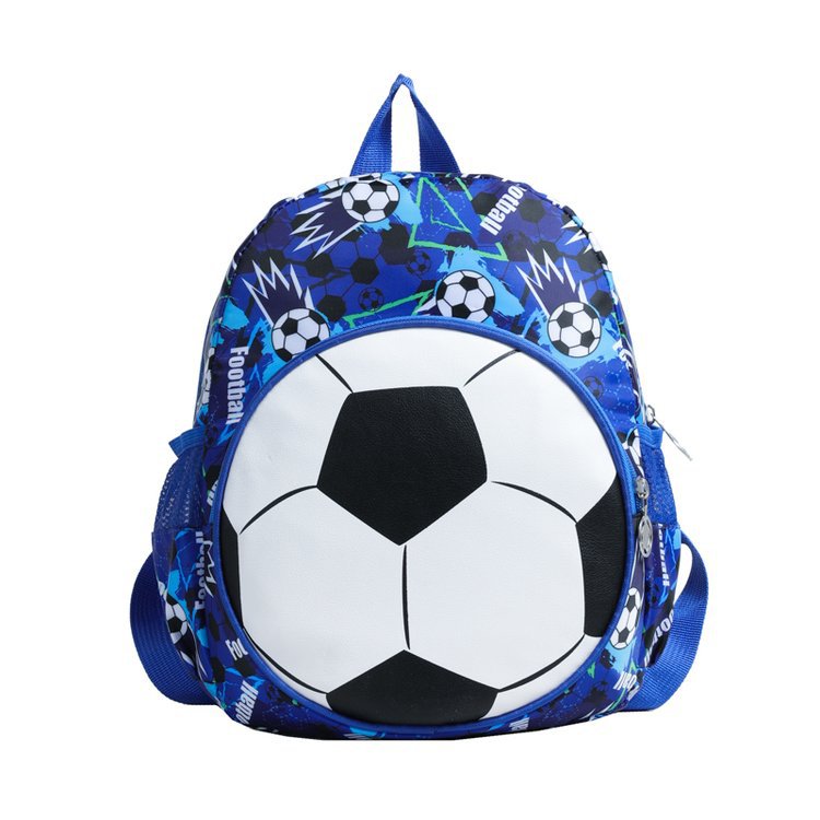 Cross-Border Children's Football Backpack, Cartoon School Bag, Cute Baby Bag