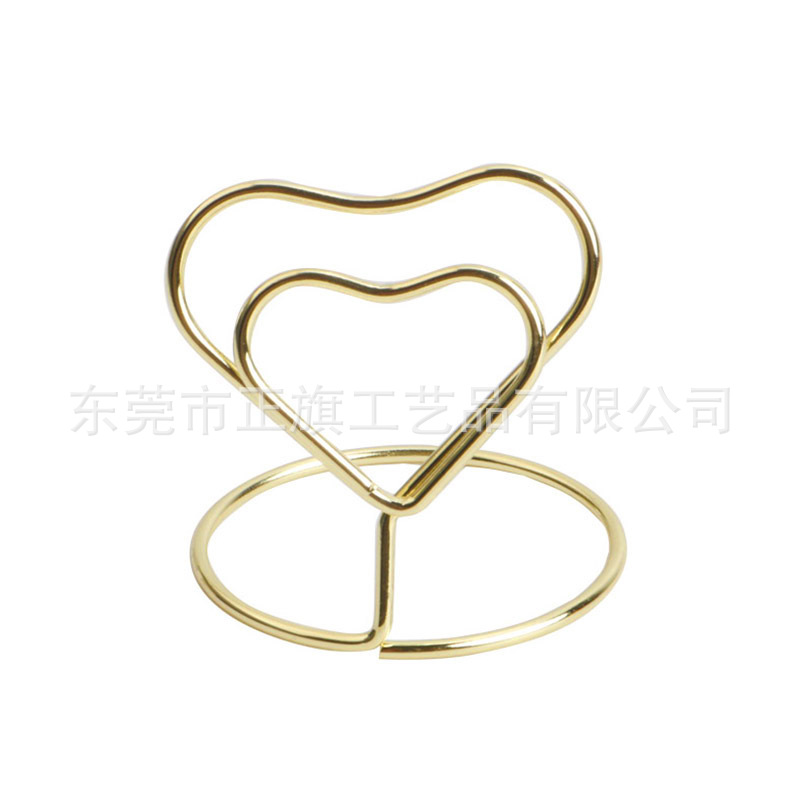 Porta Tarjetas de Asiento Romántico para Bodas Transfronterizas, Porta Notas Vertical, Porta Etiquetas Metálico Creativo con Soporte