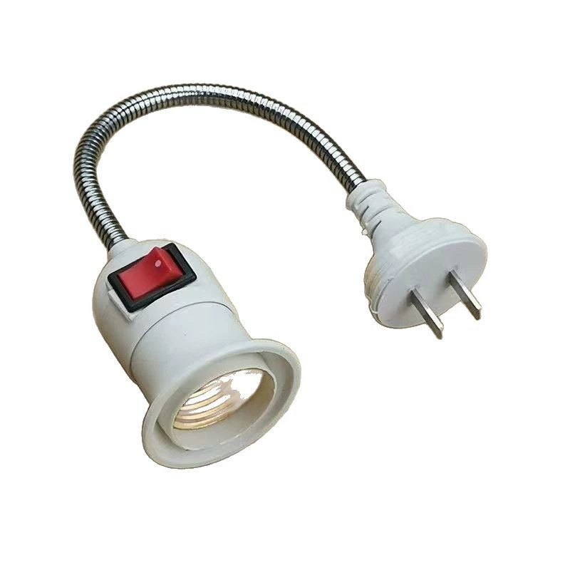 Универсальный длинный держатель для лампы,Plug,ободок, металлический светодиодный выключатель ключ, прямой поставщик с завода, с резьбовым гнездом