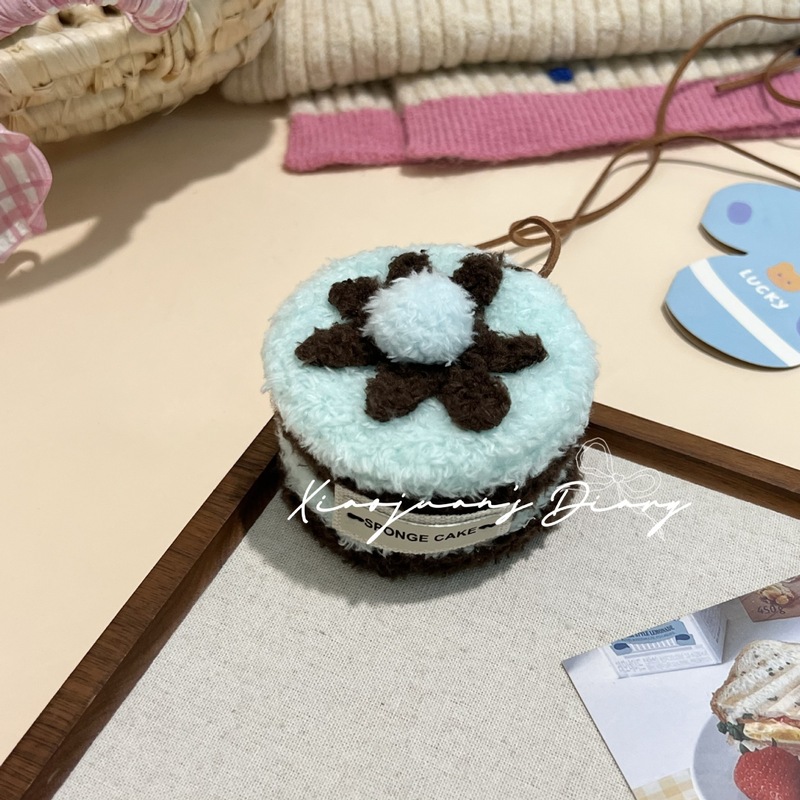 キュートで楽しいぬいぐるみデザートネックレスペンダントチェリーケーキバッグペンダント甘い女の子のドレス小さなアクセサリー|undefined