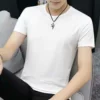 Thin white short T