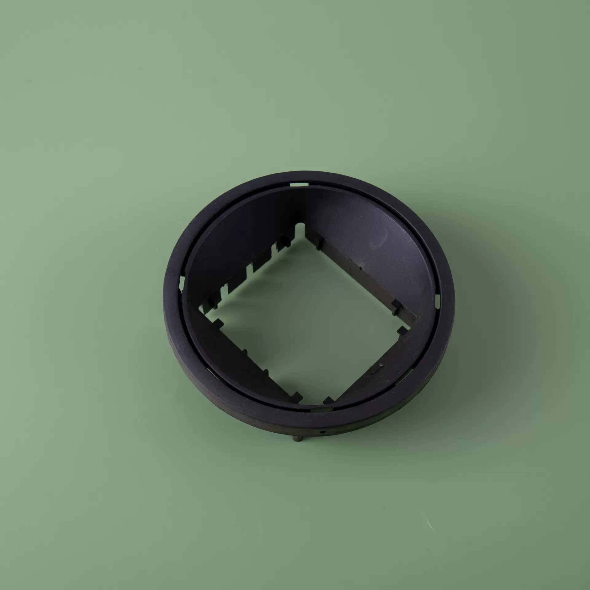 厂家直供塑料暖风机配件黑色加厚风扇固定座冷风机配件固定框批发