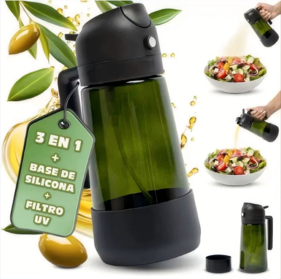 家用自动开合喷油壶喷倒食用油喷雾雾化加厚喷油瓶厨房神器不挂油|undefined