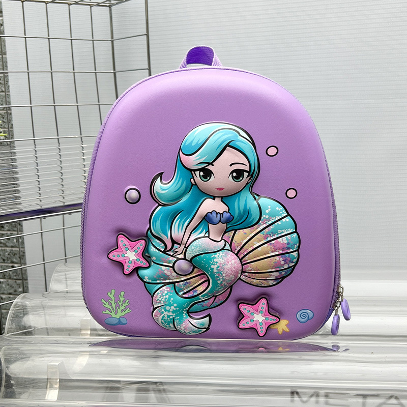 Bolsos de caja dura para niños EVA lindos bolsos de dibujos animados para niños y niñas jardín de infantes clase pequeña mochila de moda