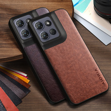 适用于 Moto G Power 2025 Moto G15经典仿真小牛皮手机壳