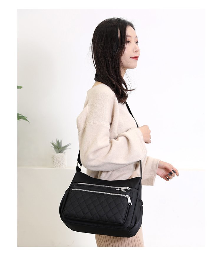New casual single-shoulder crossbody bag, Oxford fabric bag, simple and fashionable European and American women's bag, cross-border one-piece delivery worldwide undefined