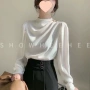 小众立领职业春秋衬衫