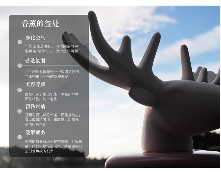 Yilu Ping an Car Perfume Holder Car Supplies Car Aromatherapy Long-Lasting Light Fragrance Men's Creative High-End Ornaments