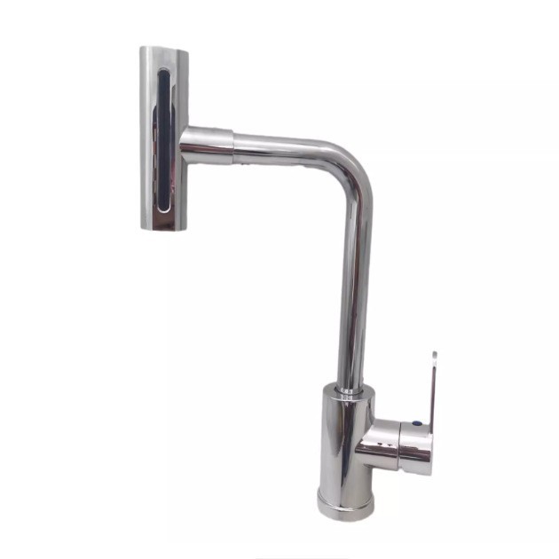 Fábrica directa lavabo grifo de material de plástico agua caliente y fría un solo mango de doble agujero tipo inodoro baño