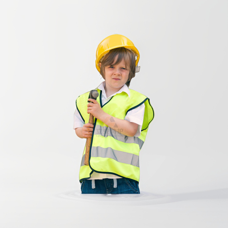 Children's Vest Without Pockets, Night Running Vest, Safety Cycling Protective Vest, Reflective Vest