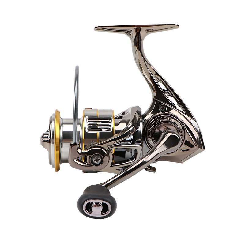 Qianyu Lai rueda giratoria rueda de pesca de metal rueda giratoria de tiro largo Luya rueda giratoria carrete de pesca carretera rueda asiática al por mayor