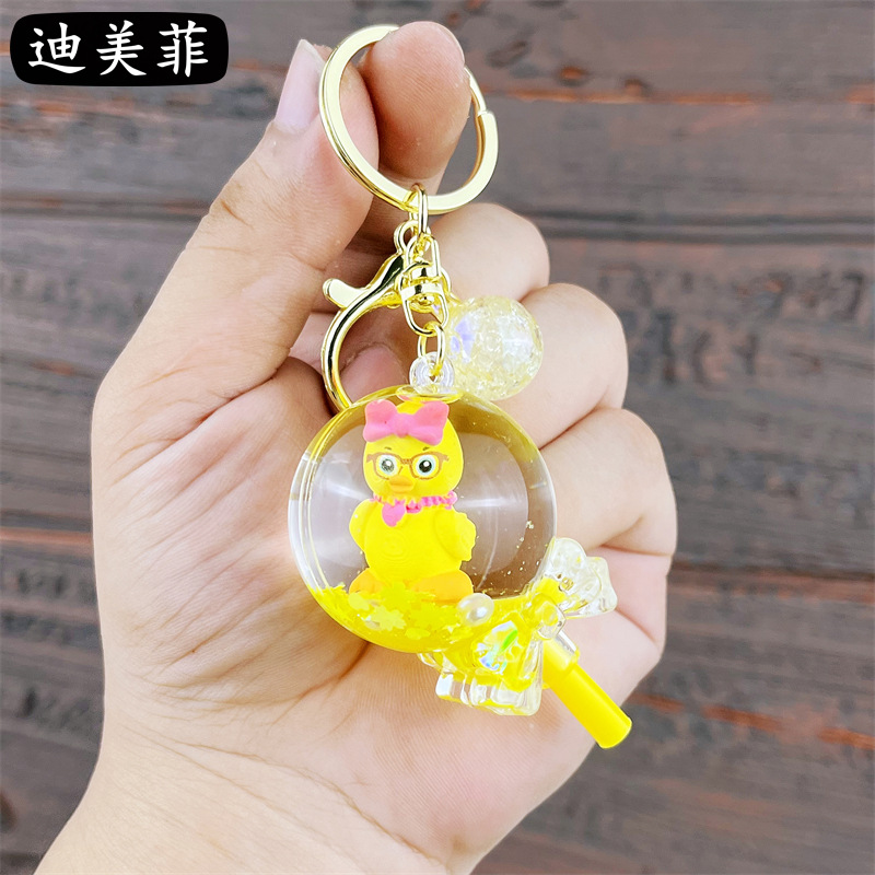 Pato amarillo con lazo-Lollipop