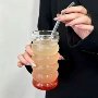 带盖家用圈圈咖啡饮水杯