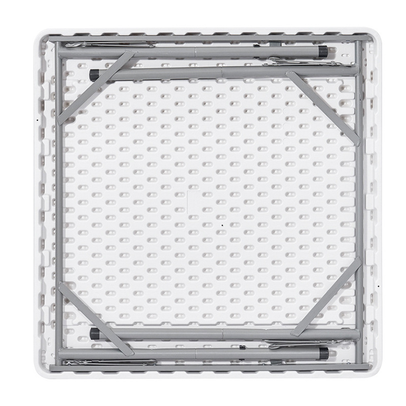 Mesa de Mahjong plegable de plástico mesa cuadrada de moldeo por soplado mesa de Gorrión libre de instalación portátil mano frotar simple hogar pequeña mesa de ajedrez