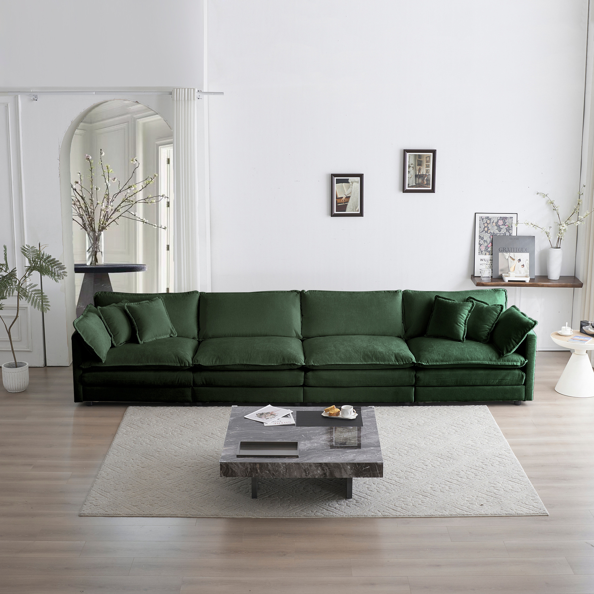 Sofá cama plegable estilo italiano simple sofá recto multifuncional para sentarse y acostarse pequeño sofá de tela de sala de estar