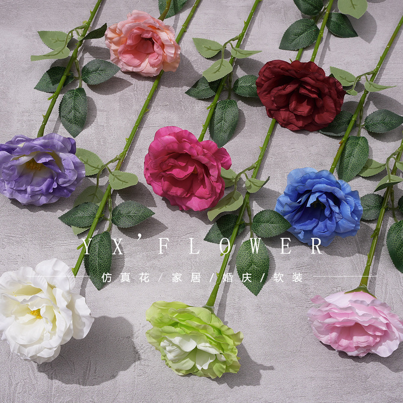 Single Platycodon Silk Flower Wedding Welcome Area Shooting Props Home Decoration Fake Flower Wall Waterfall Artificial Flower Single Platycodon Silk Flower Wedding Welcome Area Shooting Props Home Decoration Fake Flower Wall Waterfall Artificial Flower
