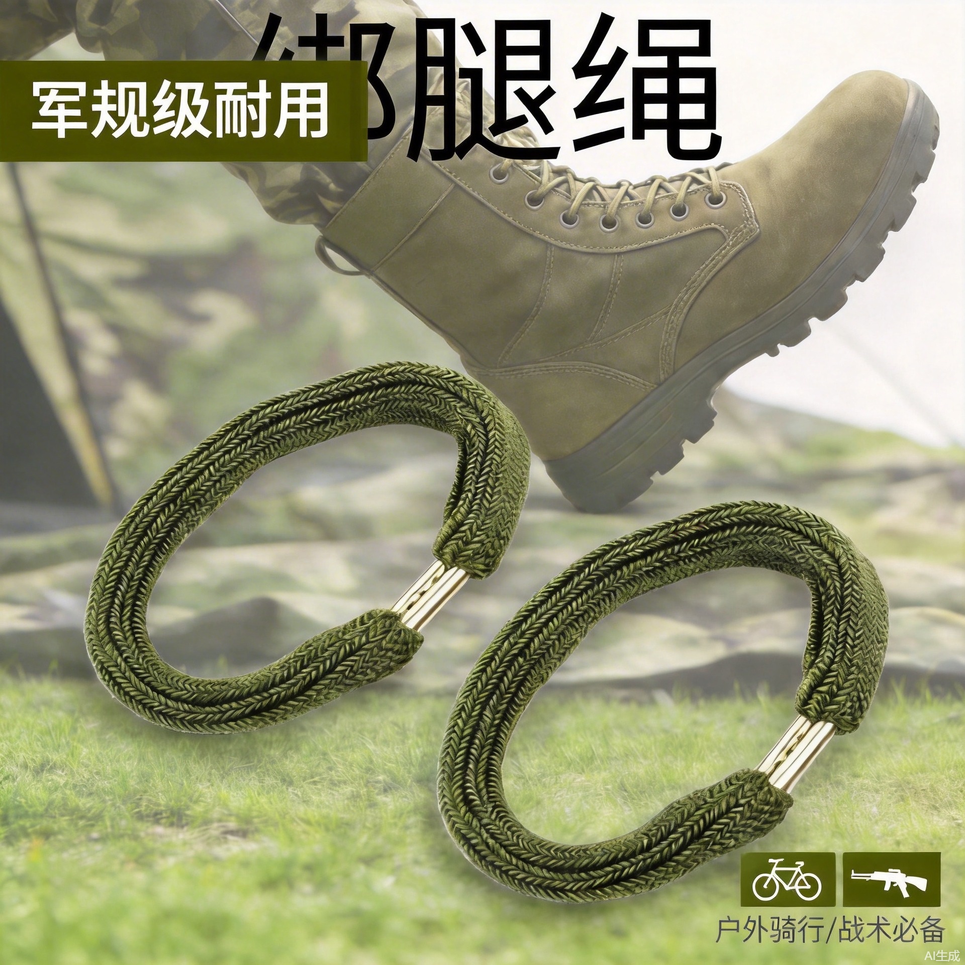 Manufacturer's Leg Straps, Leg Bands, Trouser Straps, Trouser Ropes, Boot Leg Elastic Cords, Outdoor Cycling Leg Straps