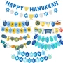 派对hanukkah拉花六角星横幅