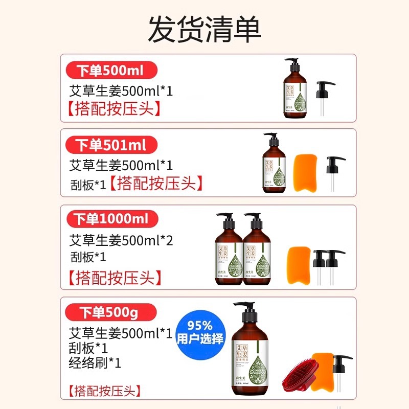 Massager with bitter wormwood with ginger full body, massage oil 2