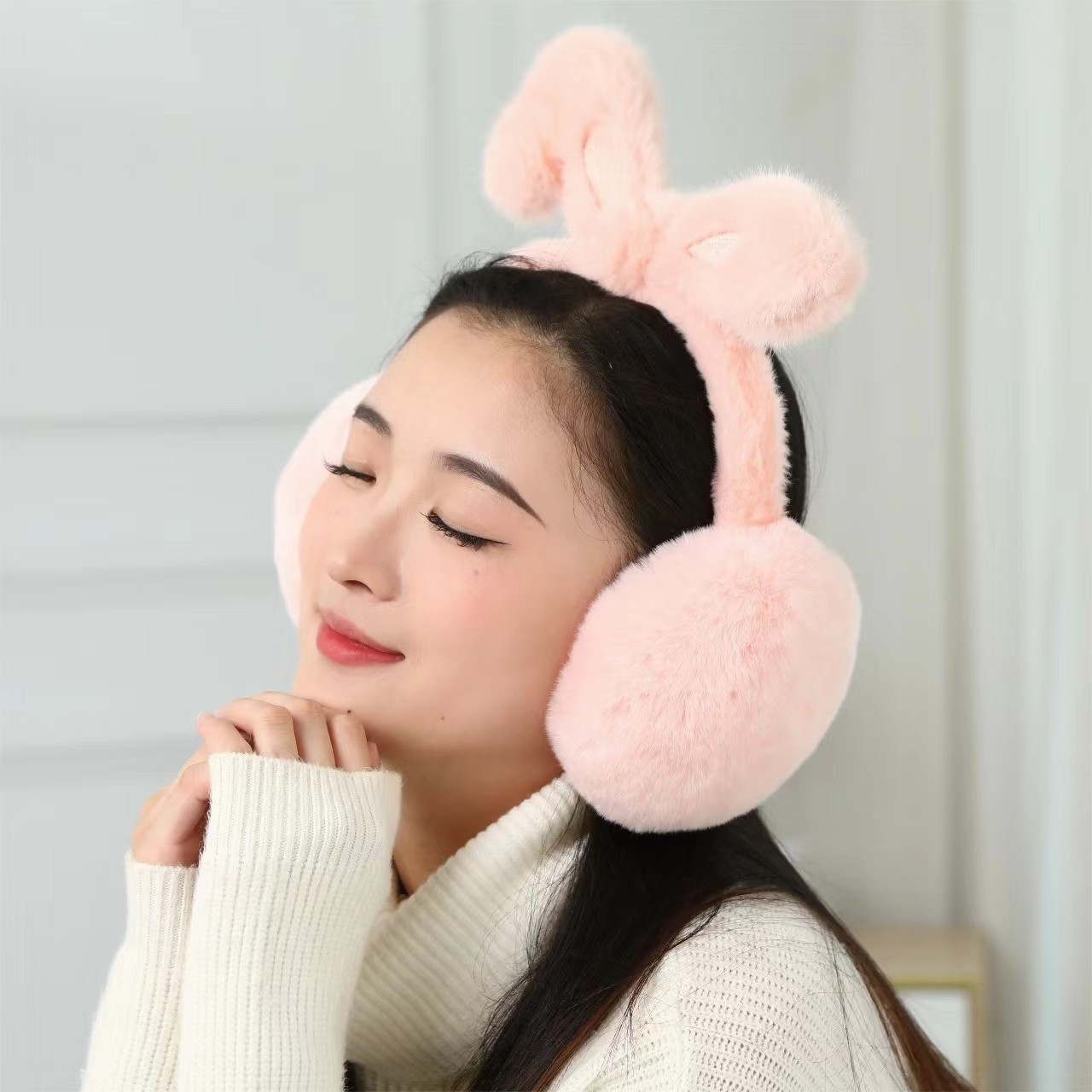 耳罩保暖女冬季可愛毛絨耳暖騎車護耳朵耳套男防凍摺疊耳罩耳捂子