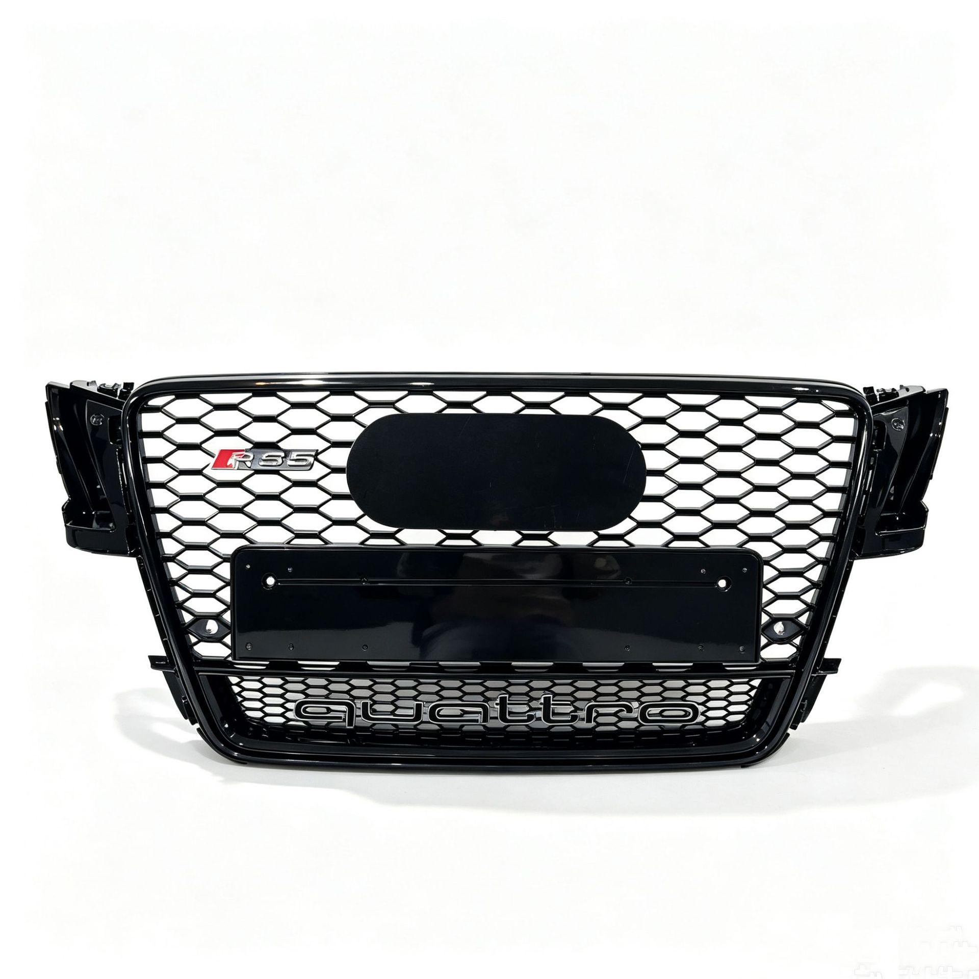 Suitable for the front grille honeycomb style in gloss black for 2008-2012 Audi A5S5B8RS5 models