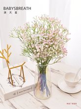 小清新满天星花束客厅卧室家居插花餐桌摆放装饰假花塑料花枝