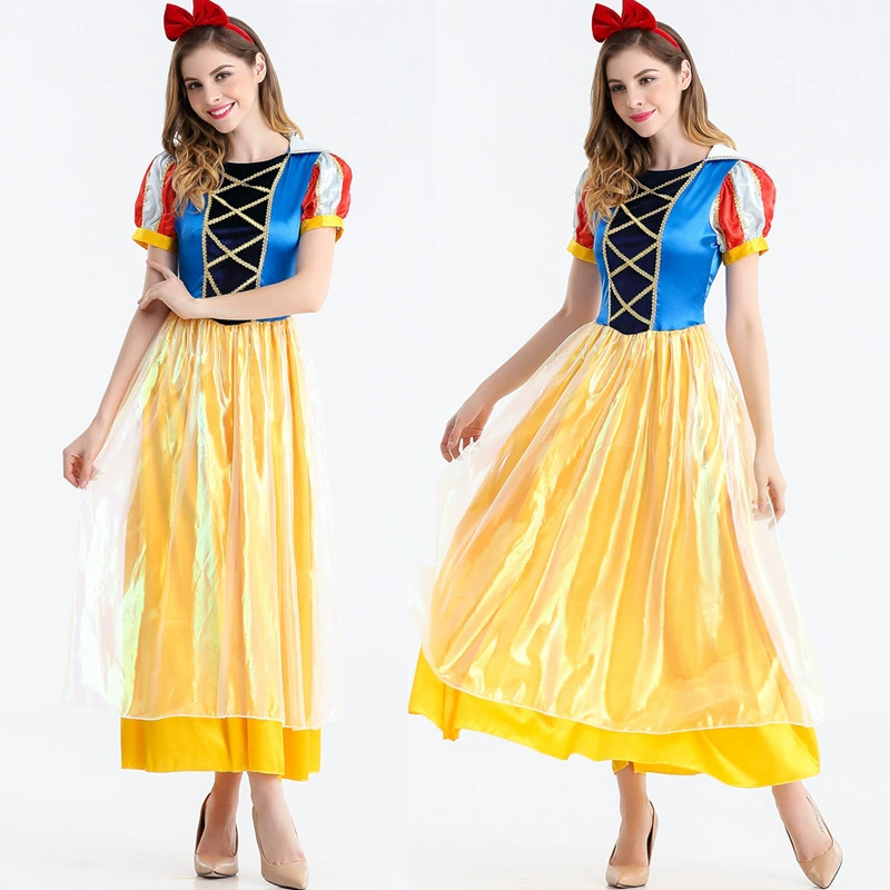 Европейский и американский Хэллоуин 2309 Ролевые игры Классическая сказка Белоснежка платье Игра Униформа