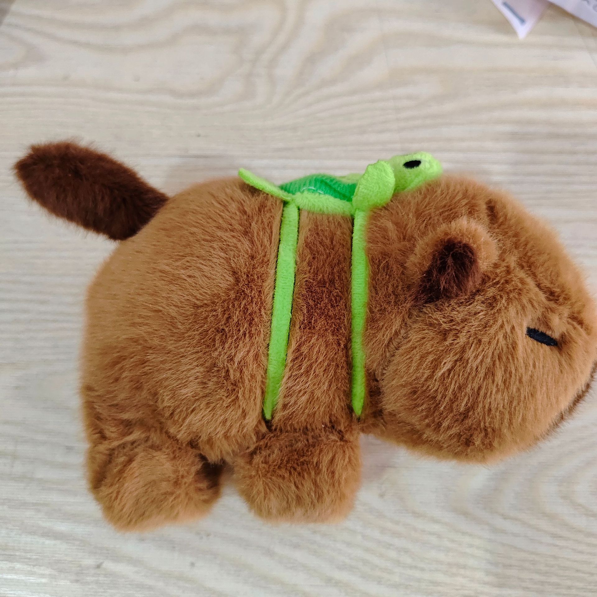 Kapibara puf puf pulseras Kapibara puff puff doll pellizco muñeco de peluche capibara colgante chirrido