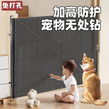 防猫跑出门栏伸缩宠物围栏防跳隔断栅栏门猫门出入门拦猫挡板