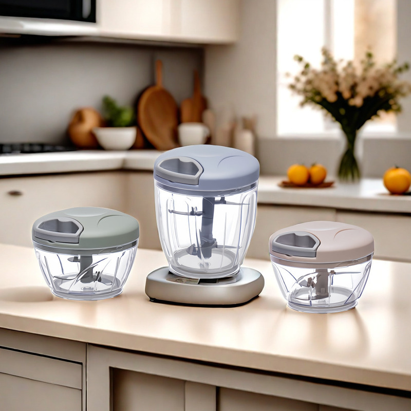 Cross-Border Garlic Puller, Household Garlic Press, Manual Shrimp Beater, Garlic Machine, Vegetable Cutting Garlic Artifact, Large Capacity Garlic Pounder