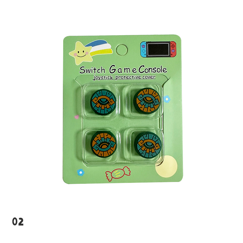 Tapa basculante de silicona de Nintendo Switch de dibujos animados NS Lite tapa basculante tapa protectora mango tapa protectora basculante