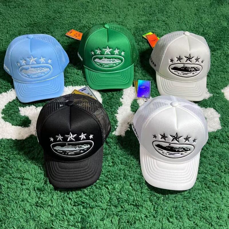 Corteiz 5 Starz Alcatraz Trucker American Freighter Cap 2023 New Truck Driver