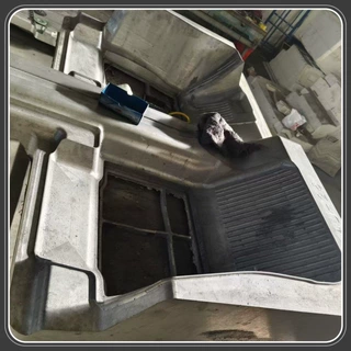 汽车脚垫模具批发 TPE新型汽车脚垫 铸铝精铸模具厂家加工定制