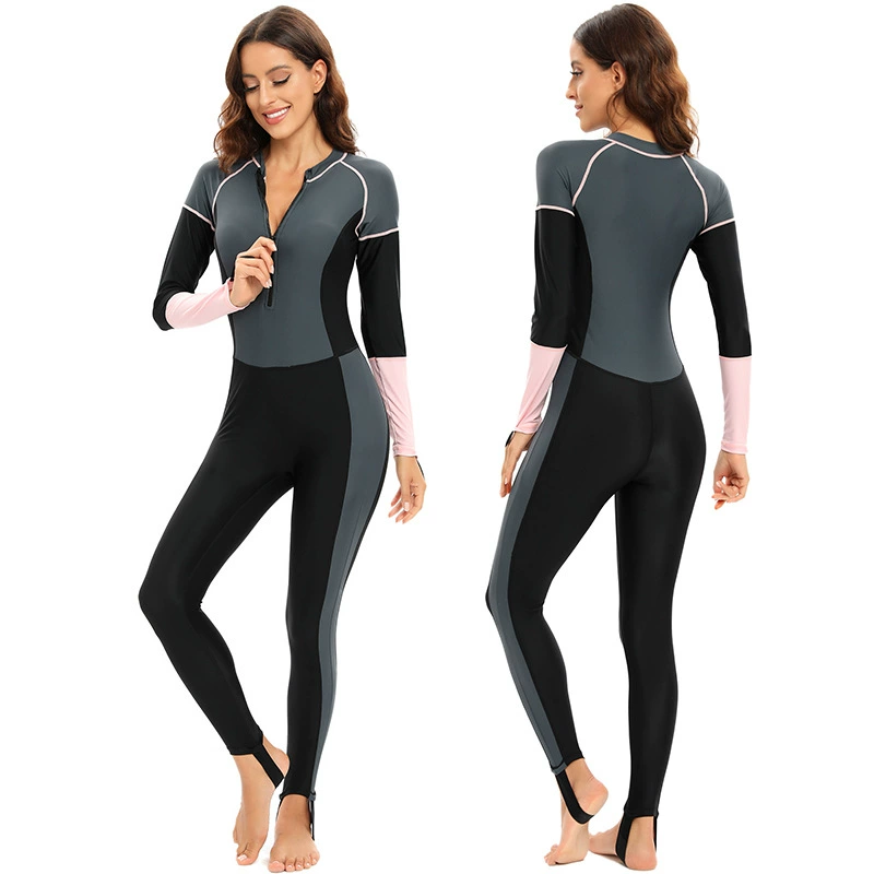Комбинезон Bodysuitfish shark, длинный рукав, купальник, солнцезащита, облегающий, узкий крой, Amazon
