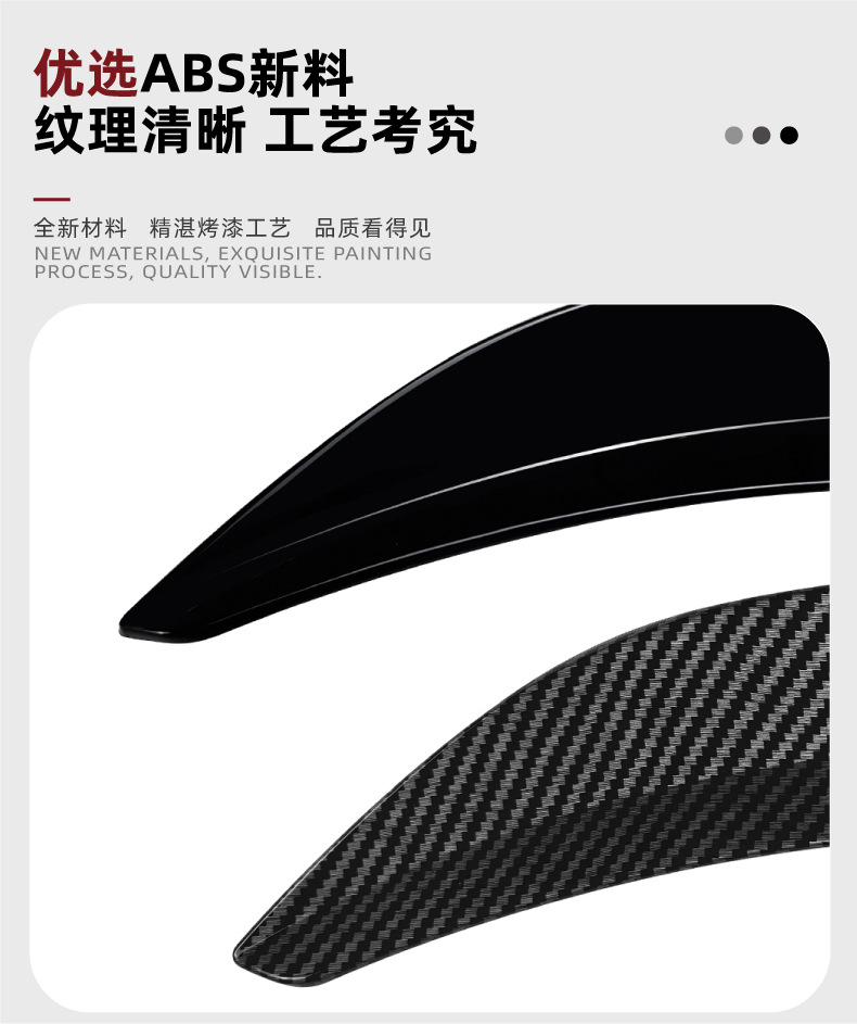 Suitable for Mini Cooper Jcw F55 F56 2014-2024 Roof Wing Rear Wing Car Sticker Spoiler Modification