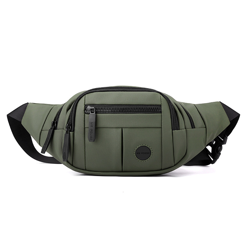 WEPOWER nuevo bolso de la cintura de los hombres ocasionales de estilo coreano bolso de hombro ligero deportes de moda hombro bolsa de pecho bolsa de mensajero