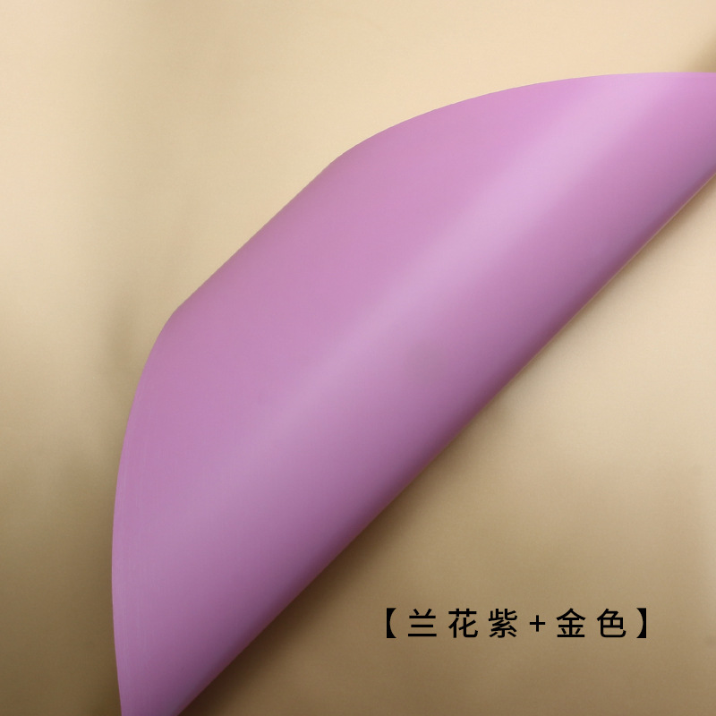 Ouya Paper Series Estilo coreano Primer amor Papel de color sólido Papel de embalaje de flores Ramo floristería Paquete de regalo floral Papel de flores