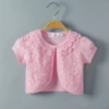 6008 Lace Short Sleeve Pink