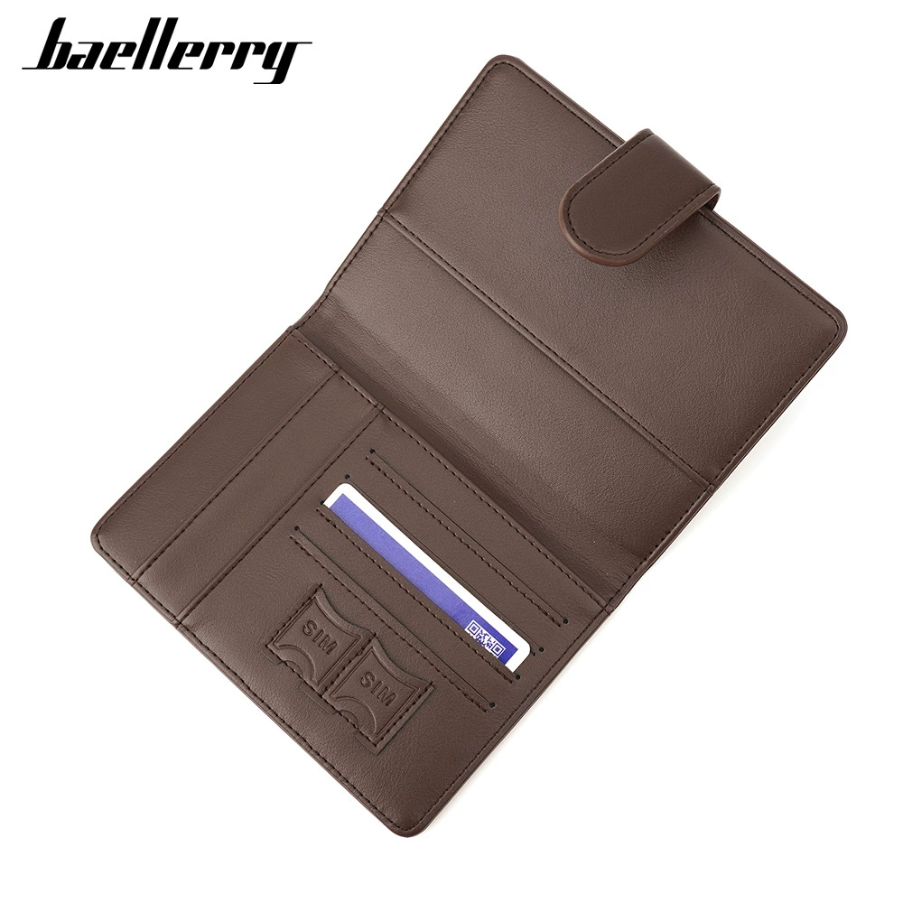 Baellerry, новый мужской и женский универсальный чехол для паспорта с RFID-меткой и антимагнитной пряжкой, для документов, проездных через границу, простой чехол для карт