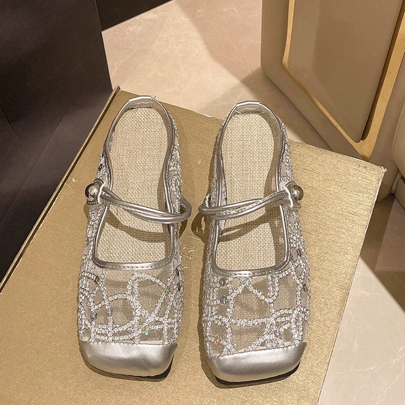 Сетчатые летние шлепанцы, стиль Chanel